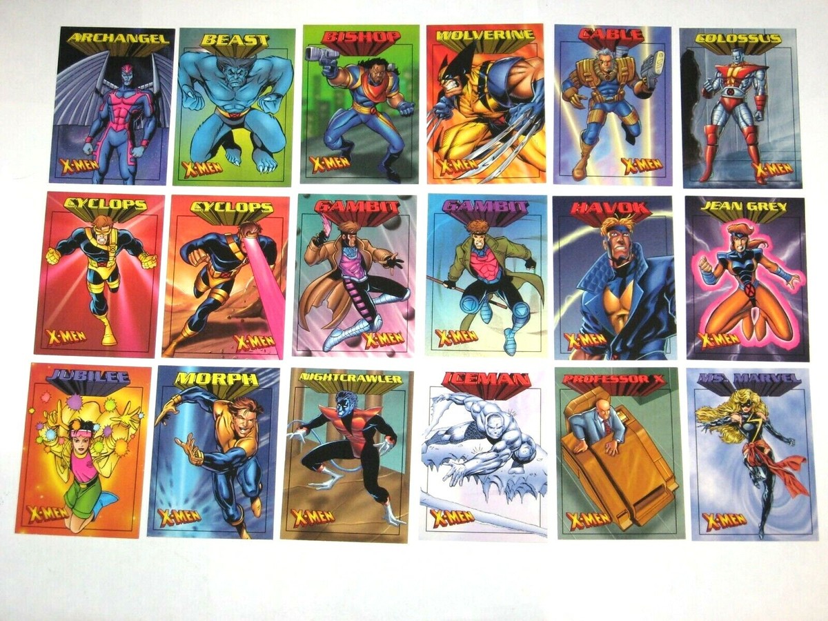 1997 FLEER SKYBOX X-MEN .99 BASE 50 CARD SET WOLVERINE '97 DARK