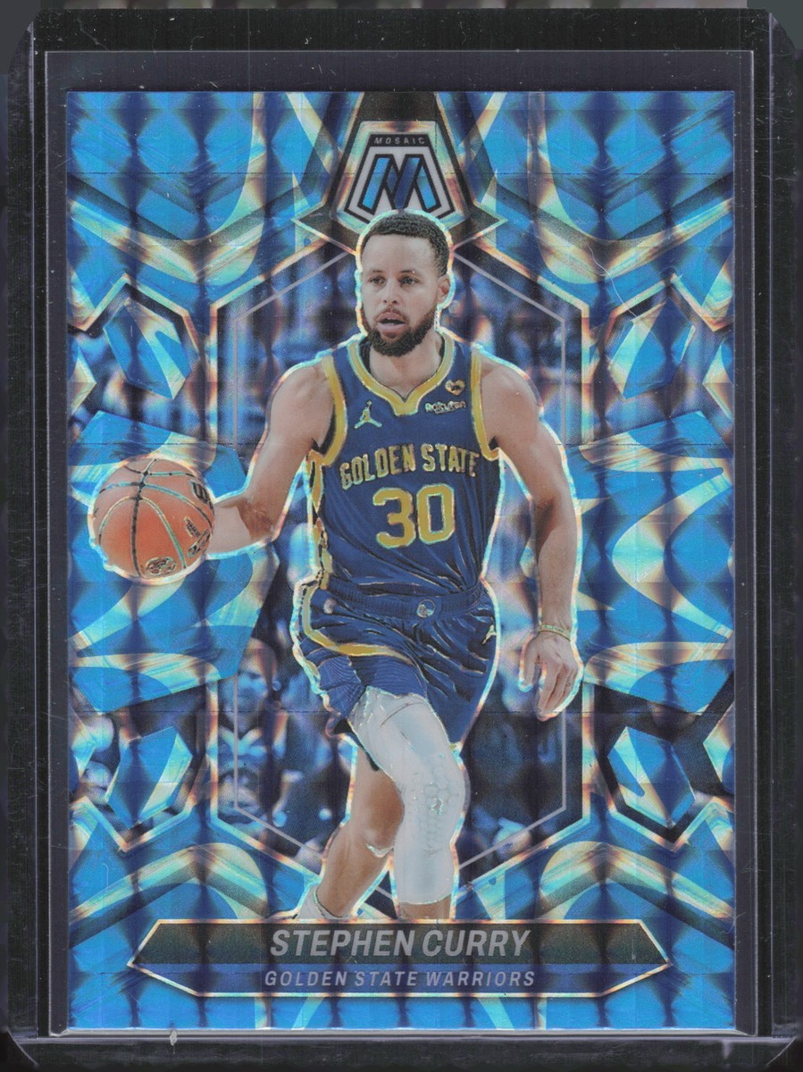 2023-24 Panini Mosaic Mosaic Reactive Blue #3 Stephen Curry | eBay