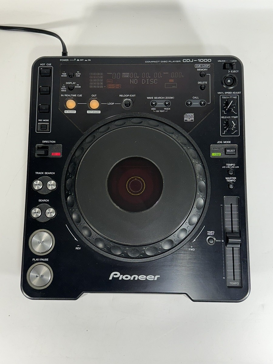 DJ機材 Pioneer CDJ-1000 Pioneer DJ CDJ-1000 (archived): 仕様と特長