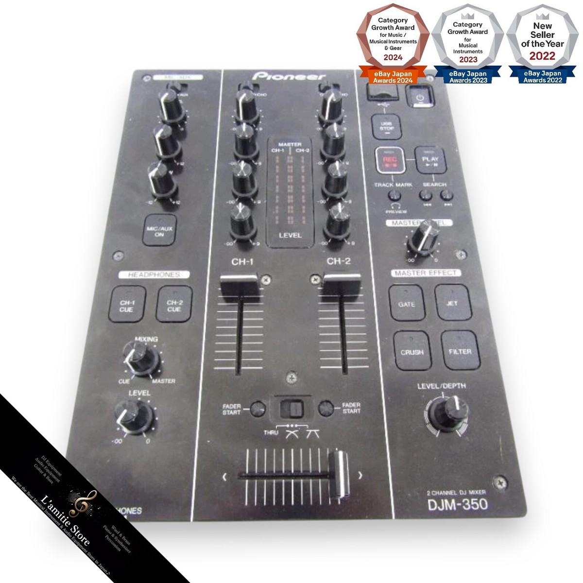 美品 Pioneer DJM-350 パイオニアDJ ミキサー Amazon.co.jp: Pioneer