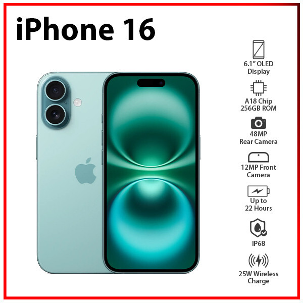 Apple iPhone 16 ティール 128GB Apple iPhone 16 128GB SIMフリー