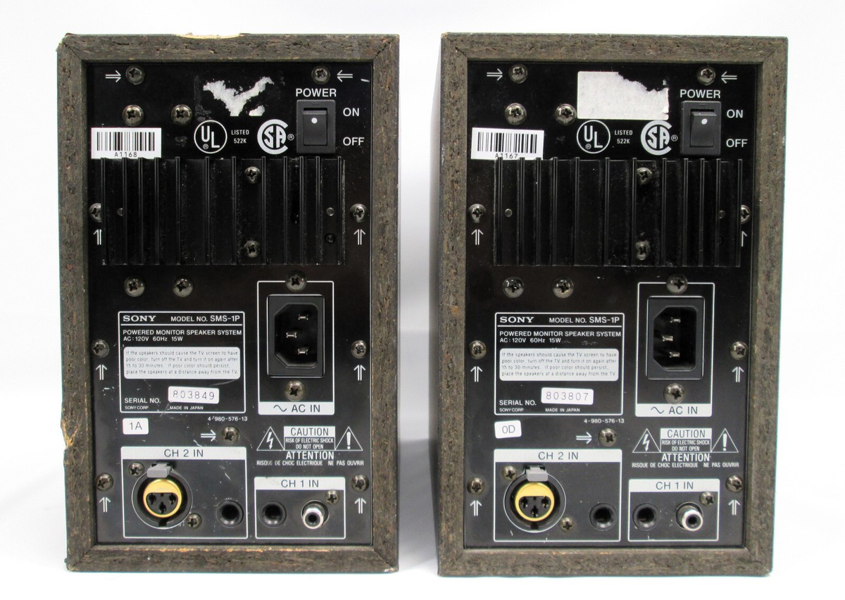 SONY SMS-1P ペア モニタースピーカー アクティブスピーカー Ronbin