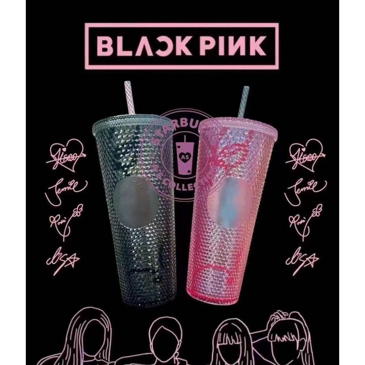 BLACKPINK Starbucks タンブラー 710ml BLACKPINK x Starbucks 710ml