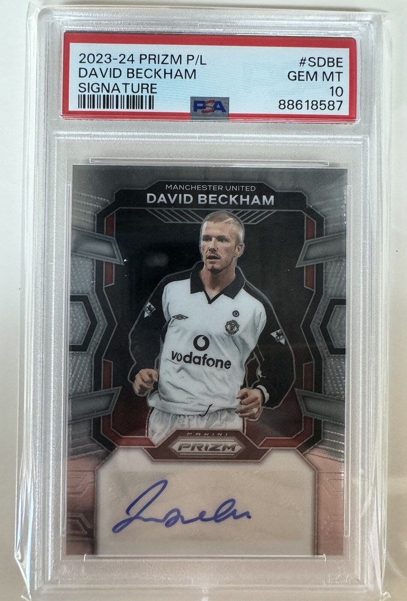 David Beckham ベッカム Panini Prizm AUTO 2023-24 Panini Prizm EPL