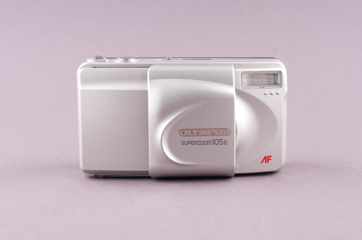 Olympus Superzoom 105G 35mm Point & Shoot Film Camera | eBay