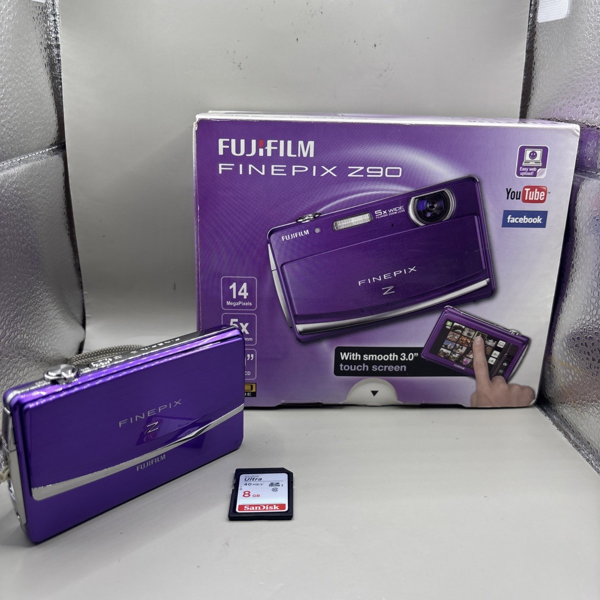 FUJIFILM デジタルカメラ FinePix Z90 パープル F FX-Z90PU