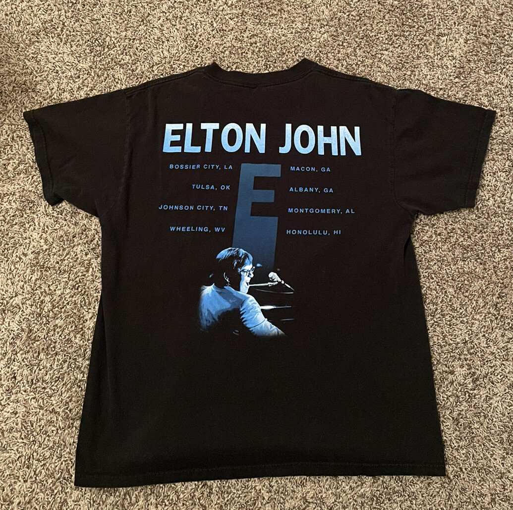 バンドT シャツエルトンジョン1997年ライブツアー サイズM PolyGram
