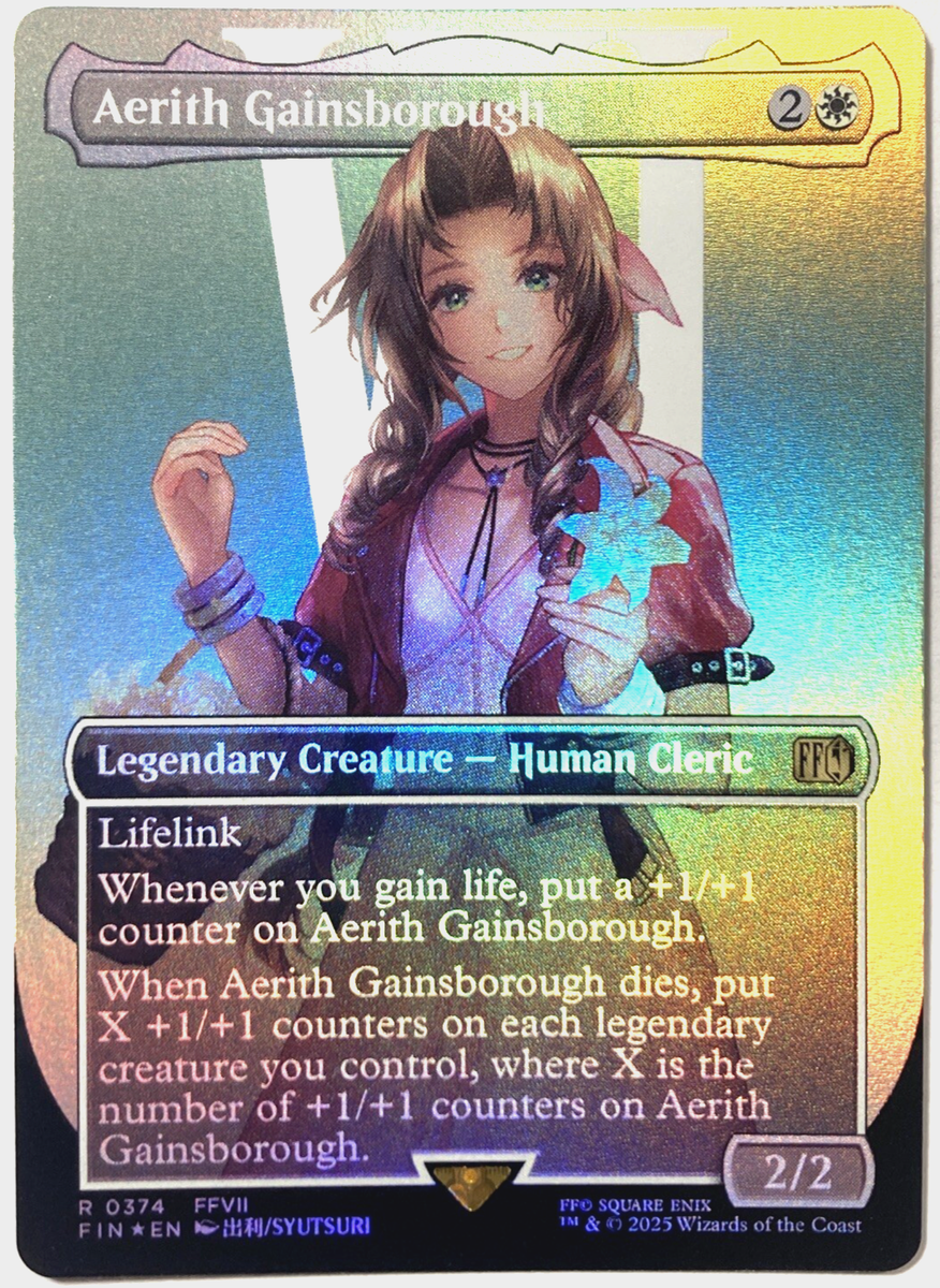 MTG エアリス/Aerith Gainsborough サージ Foil Aerith Gainsborough