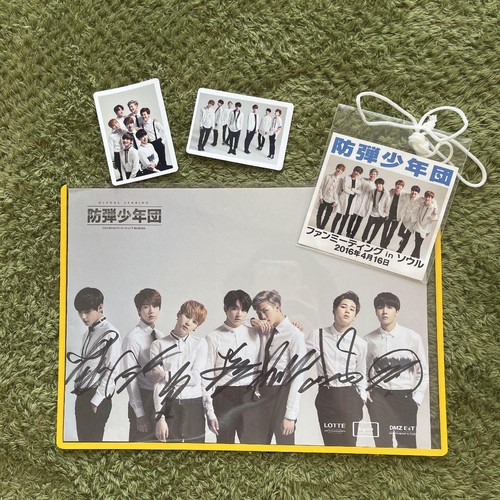 BTS ソウル ロッテ ファンミーティング 直筆サイン＆トートバッグ