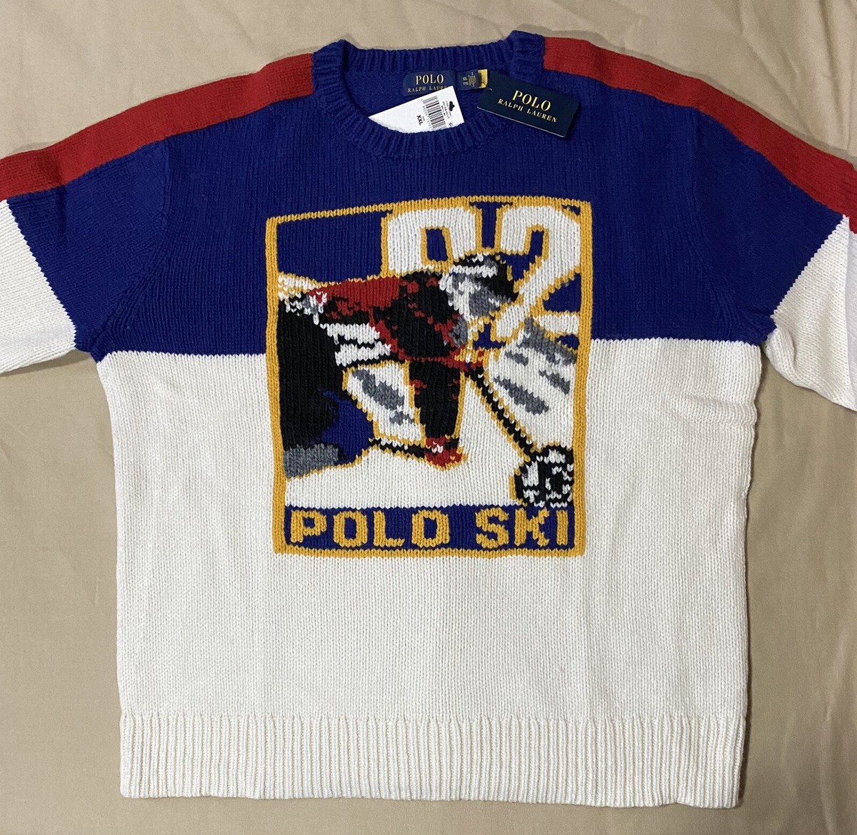 Polo Ralph Lauren Men's POLO SKI 92 Wool-Blend Sweater Classic Fit