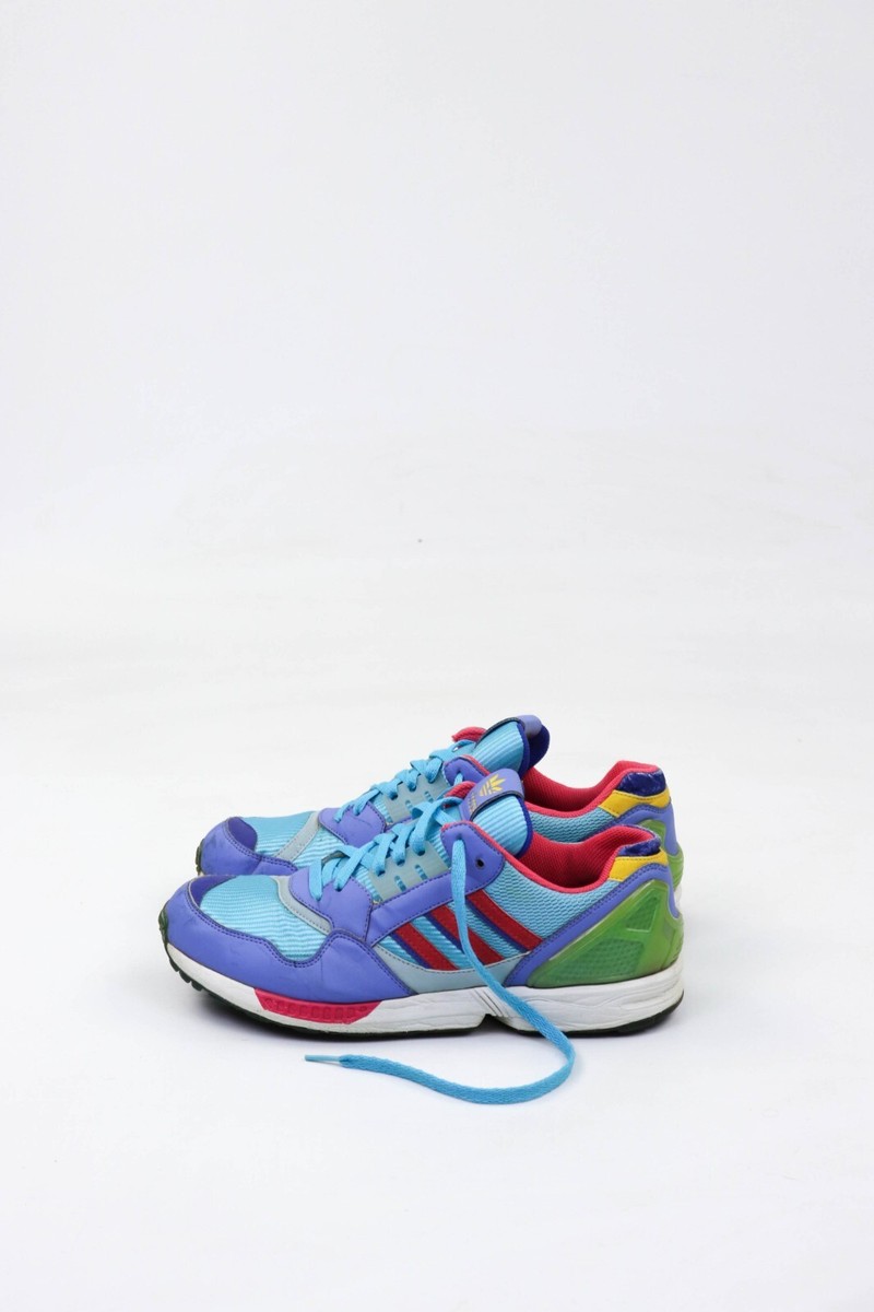 Adidas Vintage 2009 Torsion ZX 9000 Light Aqua/Neon Blue Sneakers