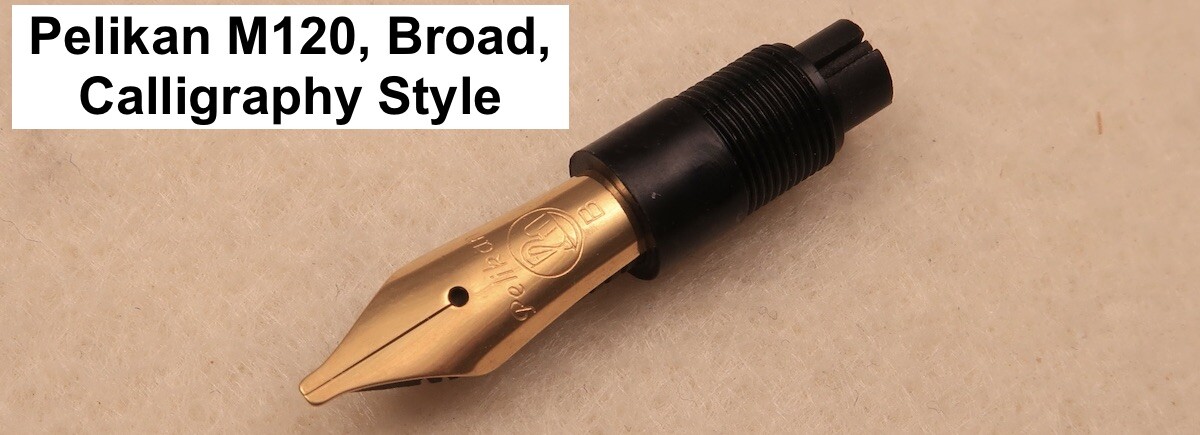 Very rare pelikan 120 steno nibペリカンステノ