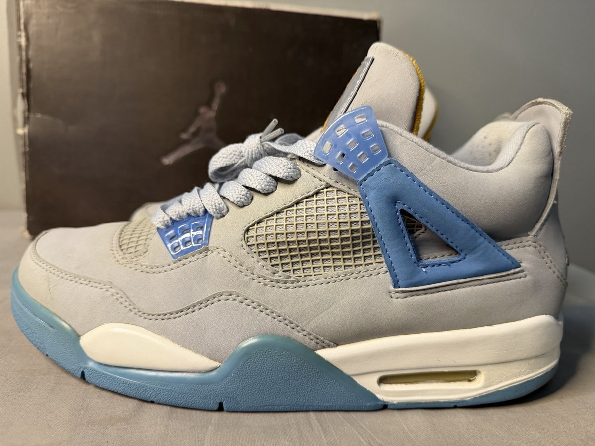Jordan 4 Retro Mist Blue Sneakers 314254-041 Men's Size 10 | eBay