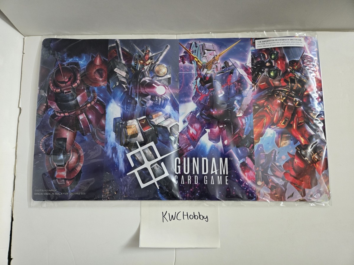 Gundam Card Game Accessory Set FIRST COMBAT [EVX-01] Mat/Box Only