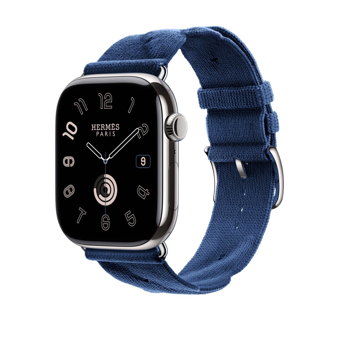 Apple Watch Hermès - 46mm Navy Torsade Single Tour Band. | eBay