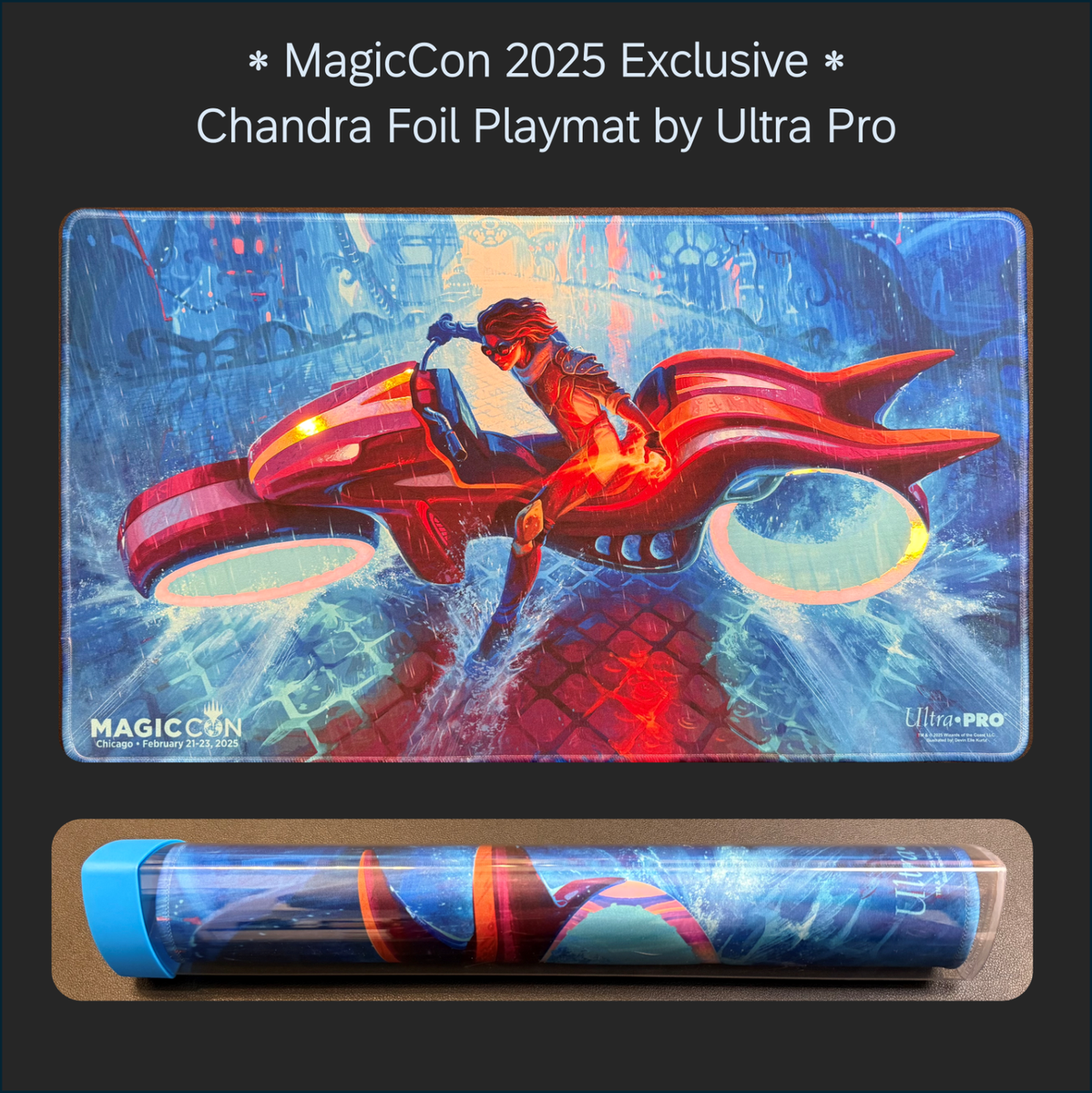 magiccon 限定 クラウド プレイマット 部分foil Ultrapro magiccon