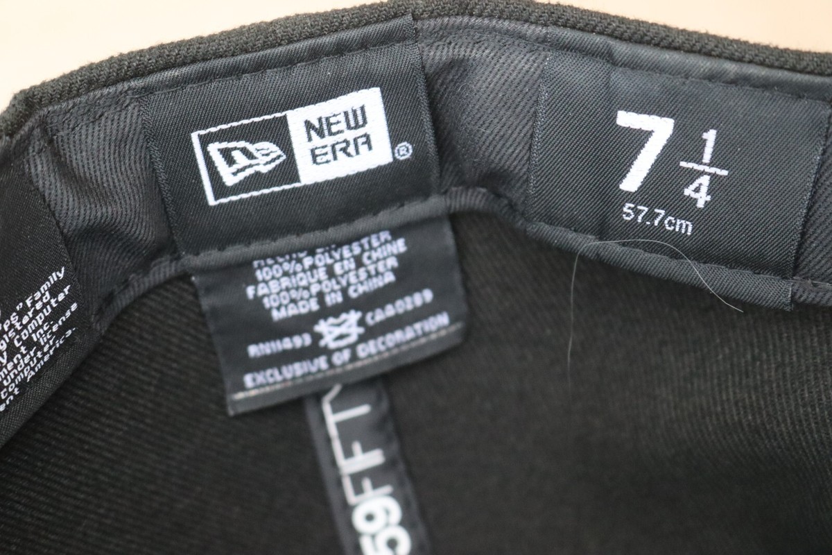 SONY PLAYSTATION NEW ERA 59FIFTY FITTED HAT BLACK GRAY SIZE 7 1/4