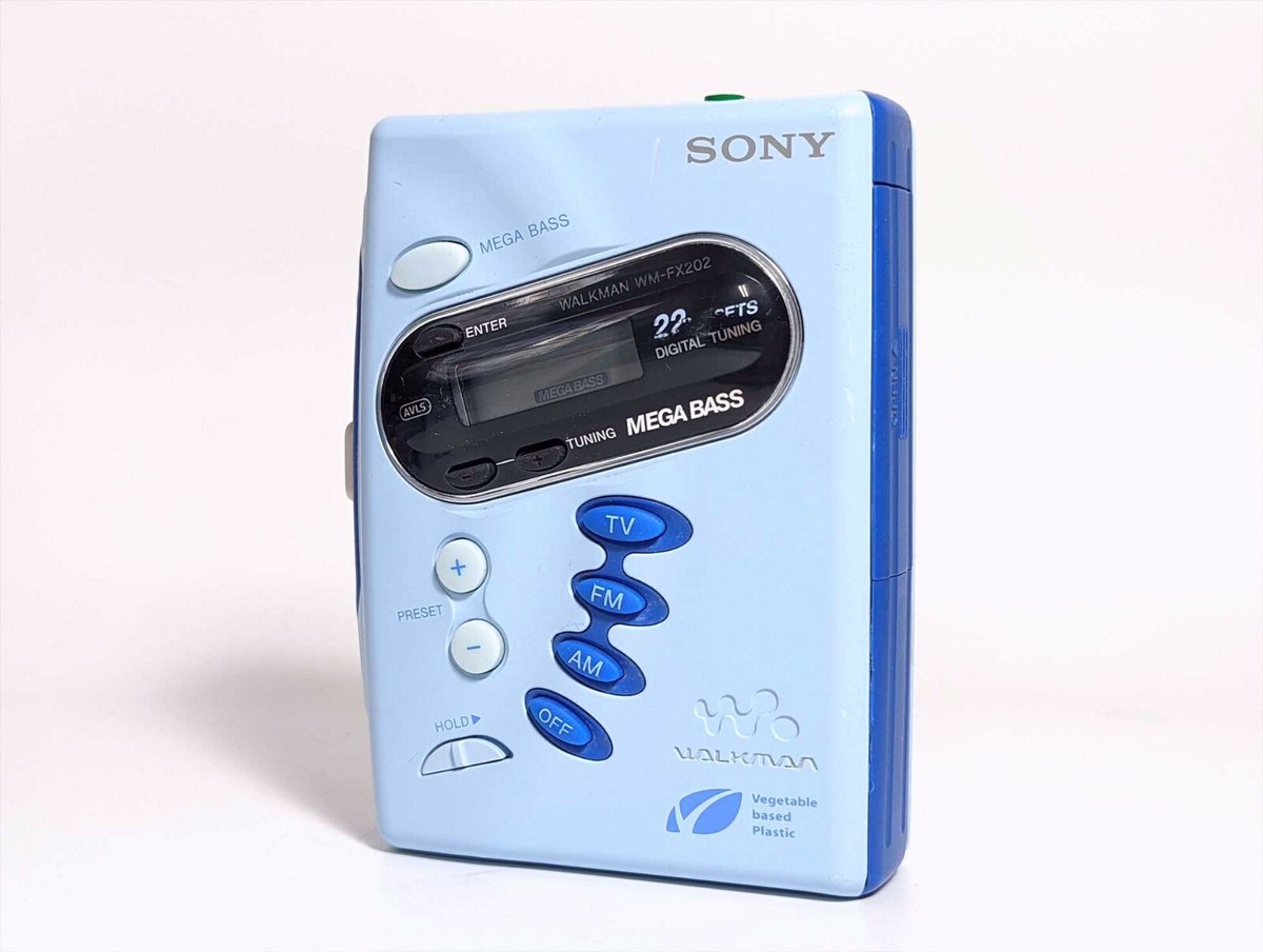 SONY WM-FX202 WALKMANカセットプレーヤー ブルー 新品 【公式通販】