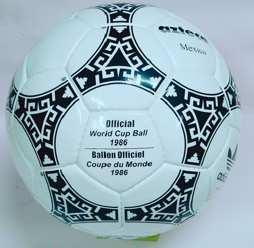 Adidas Azteca Mexico Official Match Ball World Cup 1986 Red Stamps