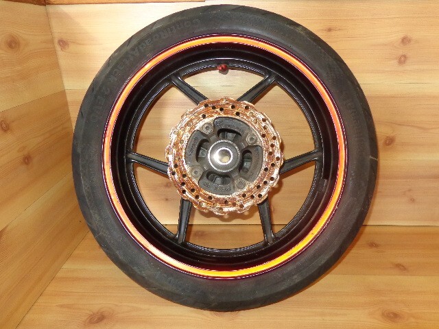 07 08 Kawasaki Ninja ZX-6R ZX600 ZX 600 ZX6 Rear Wheel Rim Hub