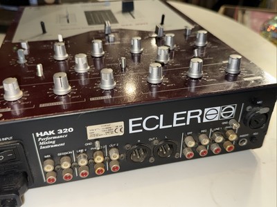 Ecler HAK 320 DJ Mixer Audio audiophile record player turntable