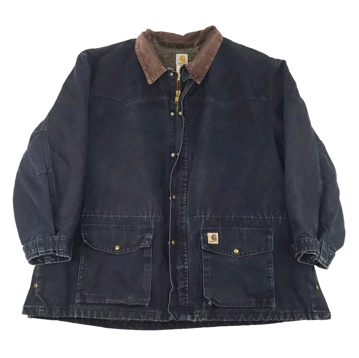 Vintage Carhartt C52 MDT Ranch Barn Jacket 4XL Corduroy Blanket