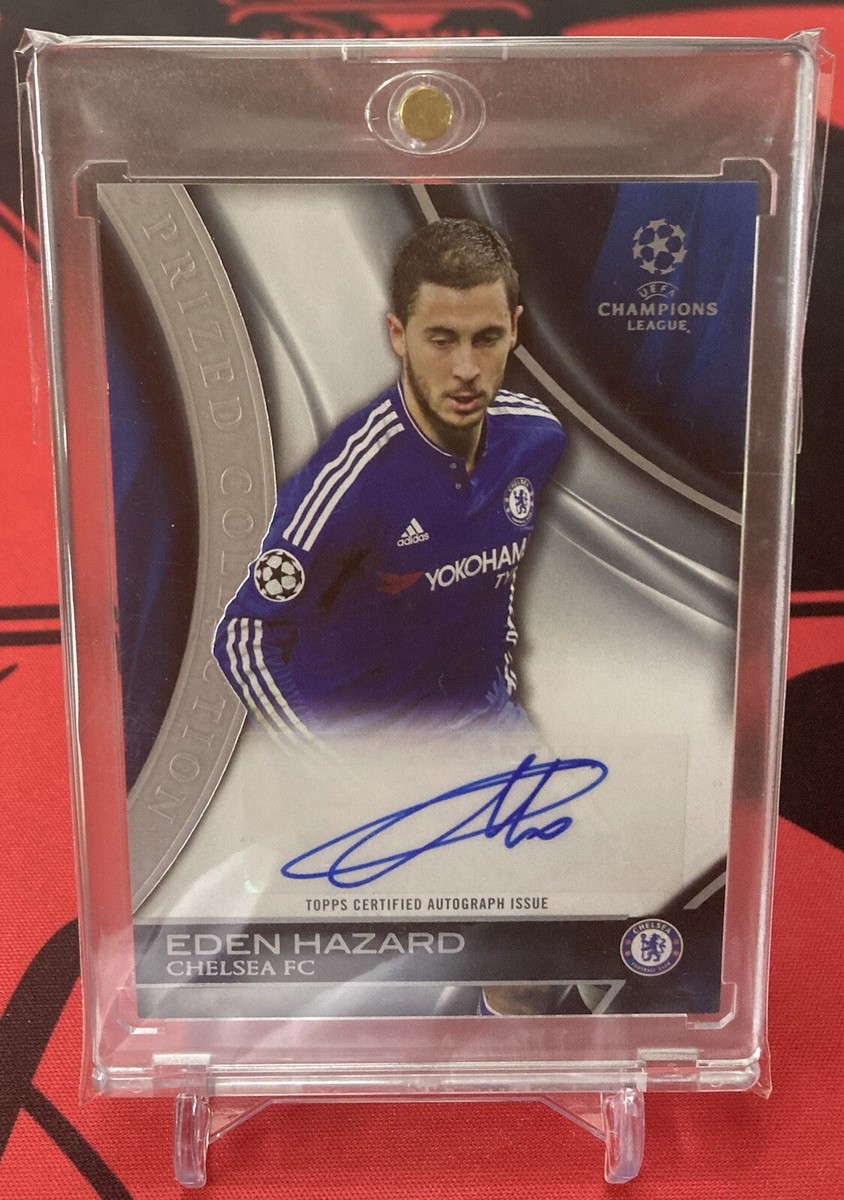 Eden Hazard サイン入りオートグラフカード