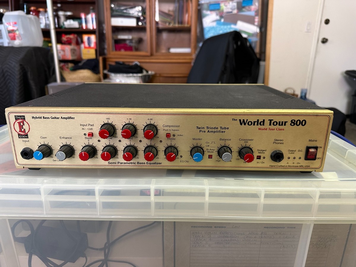 Eden Hybrid Bass Amp Head World Tour 800 WT80 (240V) | eBay