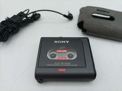 Sony Micro Cassette Corder M-909 | eBay