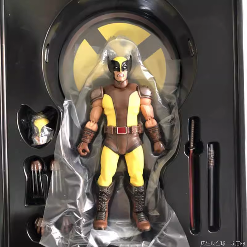 Mezco Toyz One:12 Collective Marvel Wolverine Brown Suit X-Men