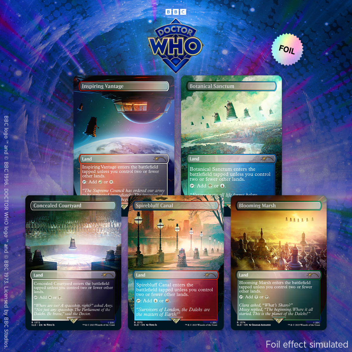 Magic the Gathering (MTG) Secret Lair x Doctor Who: The Dalek