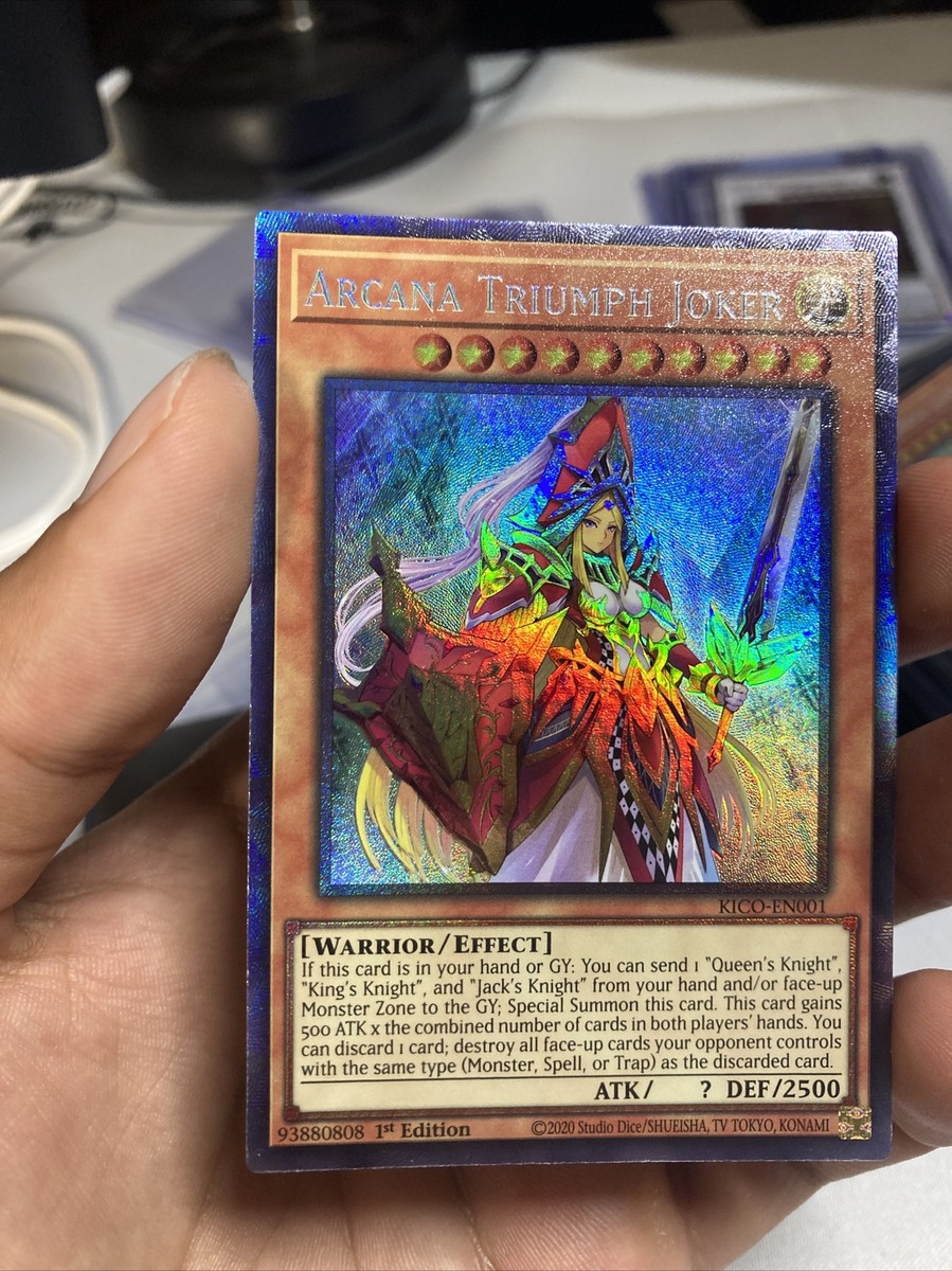 遊戯王 アルカナトライアンフジョーカー コレクターズレア 英語版 KICO