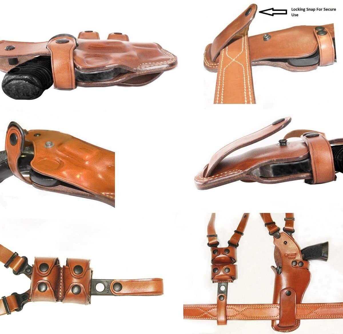 Shoulder Holster Fits, Springfield Operator 1911-A1 with Rail .45