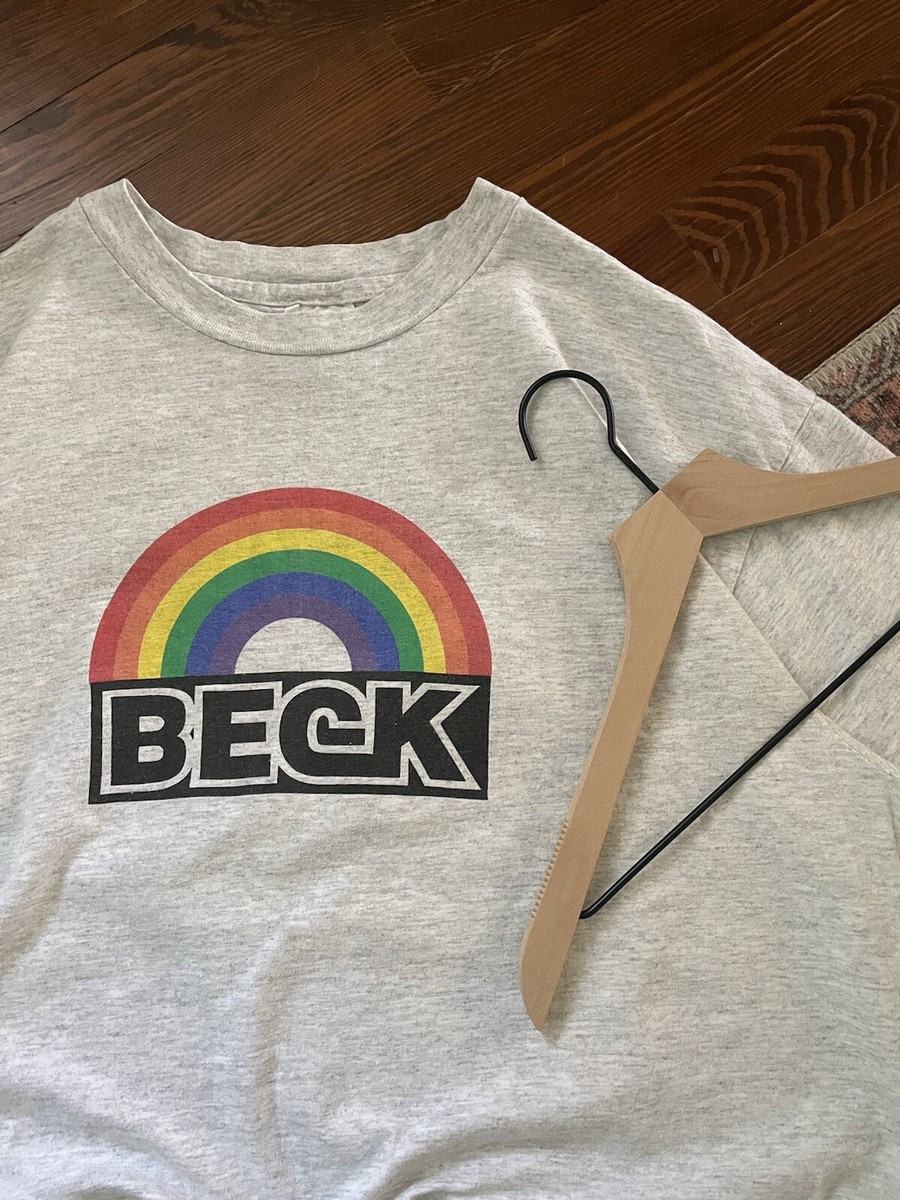 vintage 90s beck Rainbow t shirt Loser Odelay Rare Cake The