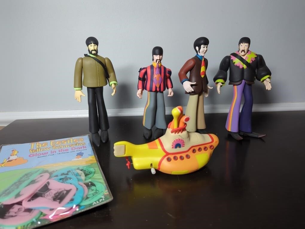 The Beatles Yellow Submarine Set of 5 Figures 1999 McFarlane Toys
