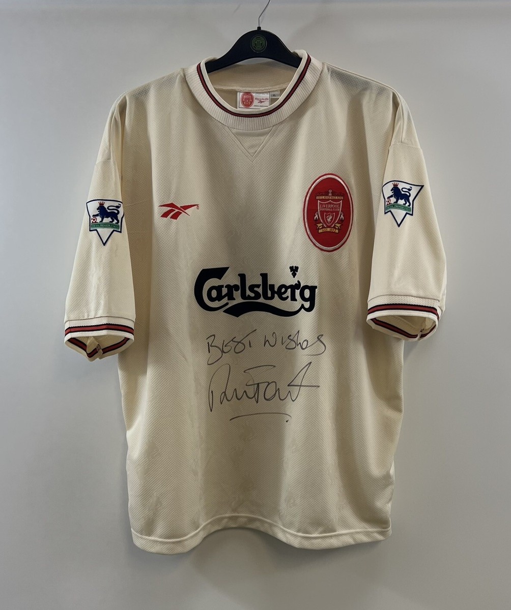 Liverpool Player Issue Fowler 9 Away Football Shirt 1996/97 (XL