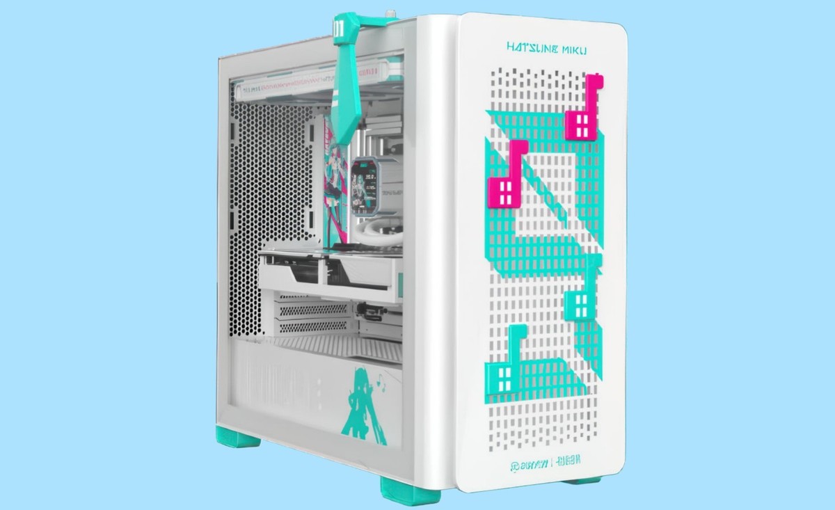 HATSUNE MIKU A23 ミニタワーPCケース ASUS TX Gaming PC Case A23