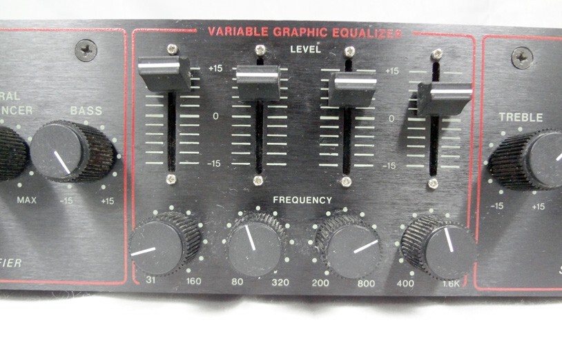 SWR SM-400 Bass Guitar Rack Mount Graphic EQ Equalizer Solid Power