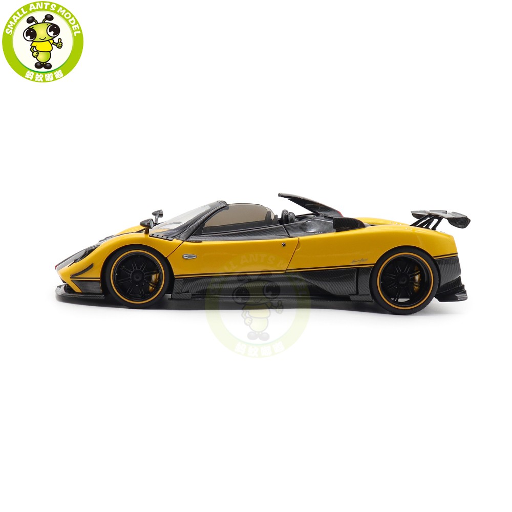1/18 PAGANI ZONDA Cinque Roadster 2009 Yellow Almost Real Diecast