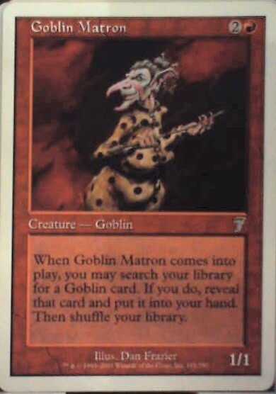 MtG 【Foil】 ゴブリンの女看守 【7ED】 Foil】《ゴブリンの女看守