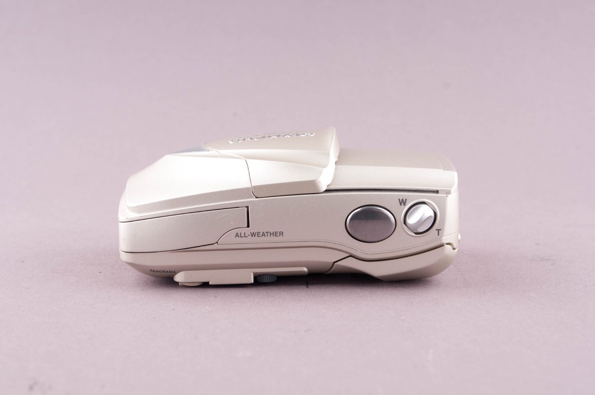 Olympus Mju II Zoom 115 VF Panorama 35mm Point & Shoot Film Camera