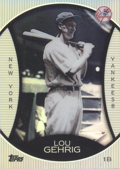 MLB Lou Gehrig 100枚限定 バットカード MLB Lou Gehrig 100枚限定
