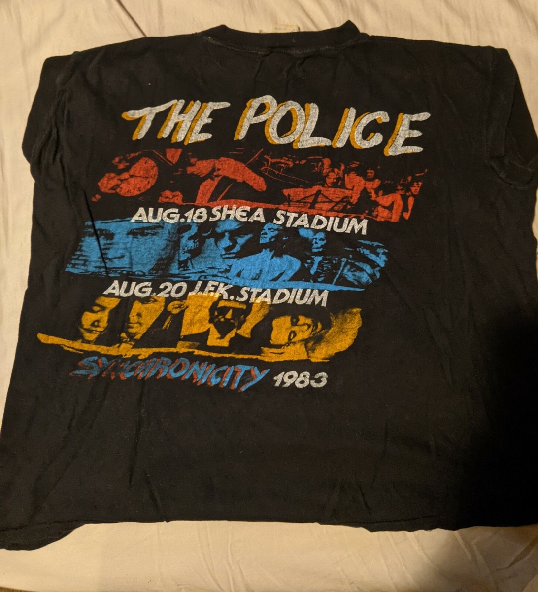 The Police 1983 concert t-shirt. | eBay