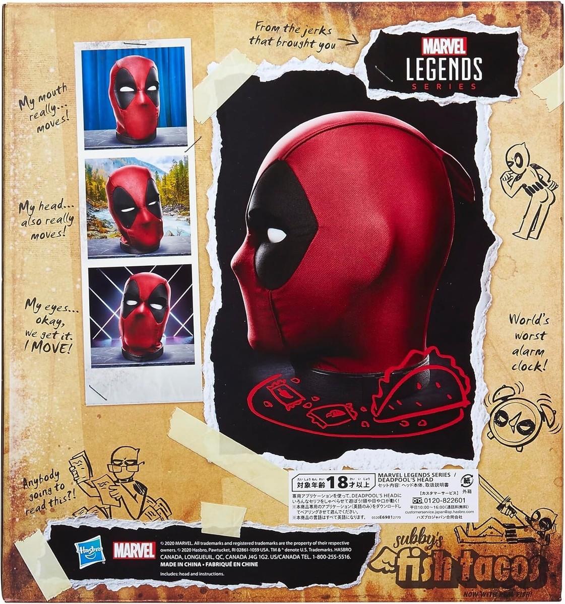 アメコミ dead pool head premium marvel Amazon.com: Marvel Legends