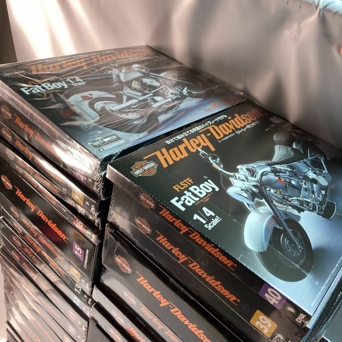 DEAGOSTINI 1/4 Fat Boy Harley-Davidson 1-89 Full Kit japan | eBay