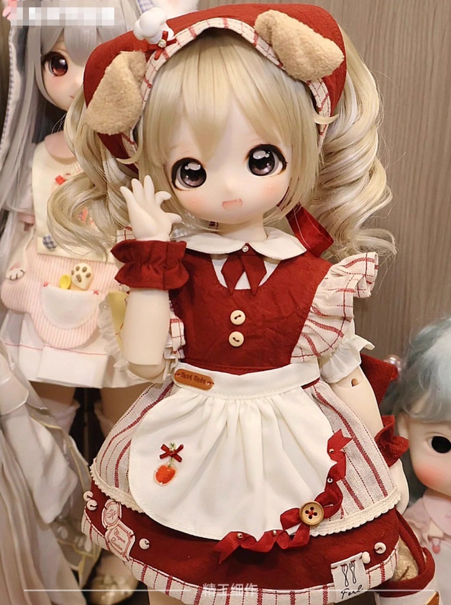 1/4 BJD Doll puyoodoll kumako egg Normal Color L4-Free Face Make