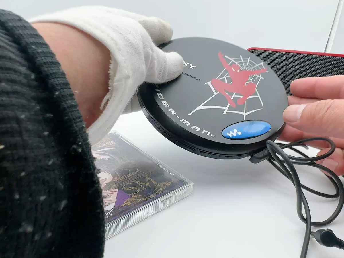 スパイダーマン特別仕様モデル SONY製CDウォークマン D-EJ775 SONY D