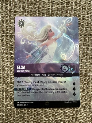 PSA10 ロルカナ エルサ 冬の精霊 エンチャンテッド #207 PSA10 エルサ