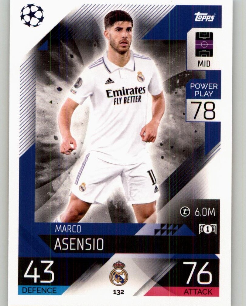 Marco Asensio PANINI 自筆 auto 25シリ アセンシオ Marco Asensio