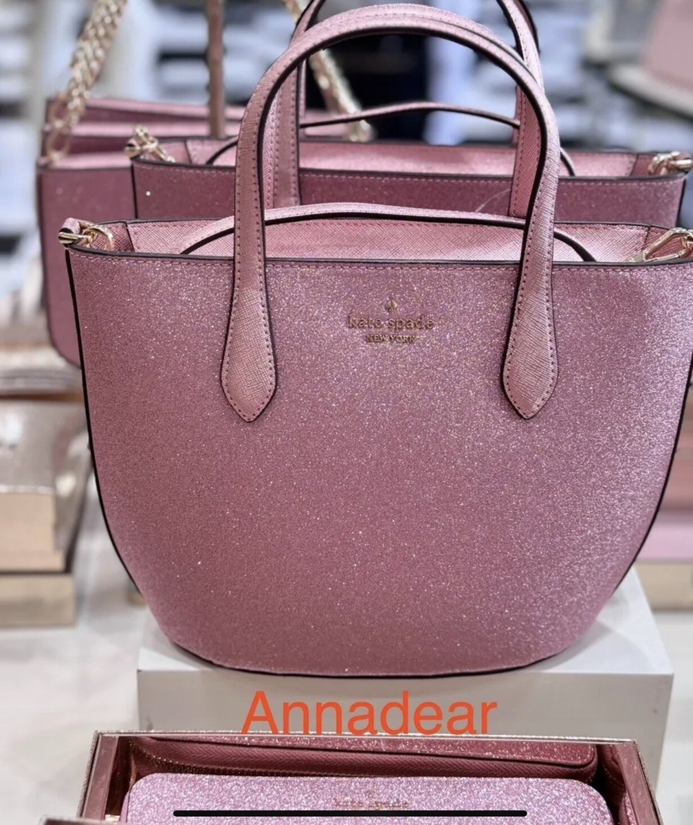 Kate spade new york Glimmer Satchel 2023 Medium - Pink | eBay